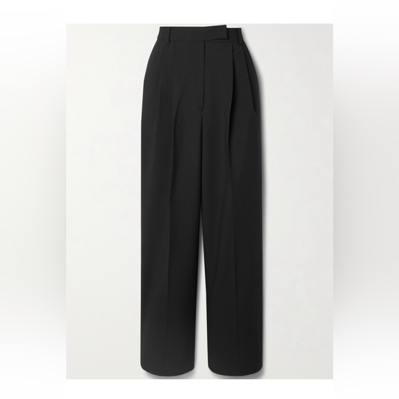 The Frankie Shop Bea Crepe Straight Leg Pants - Picture 2 of 5